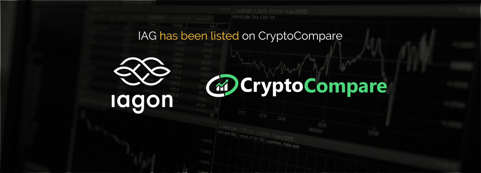 The IAGON (IAG)Token has been listed on Crypto Compare