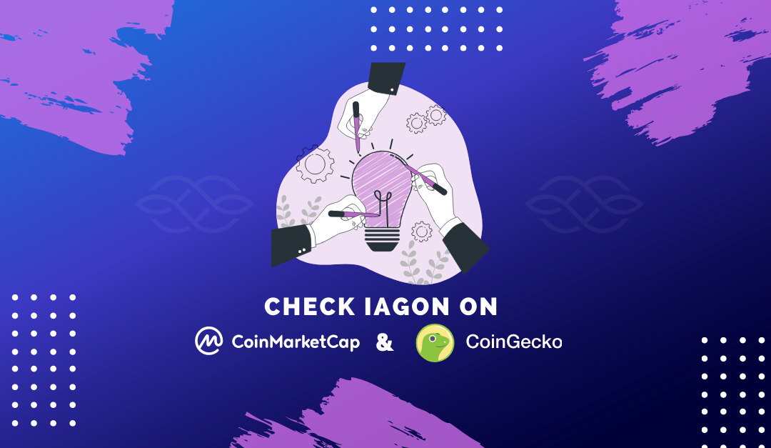 Check IAGON on CoinMarketCap & CoinGecko