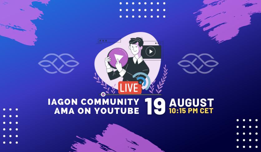 Iagon Community AMA on Youtube - 19/08