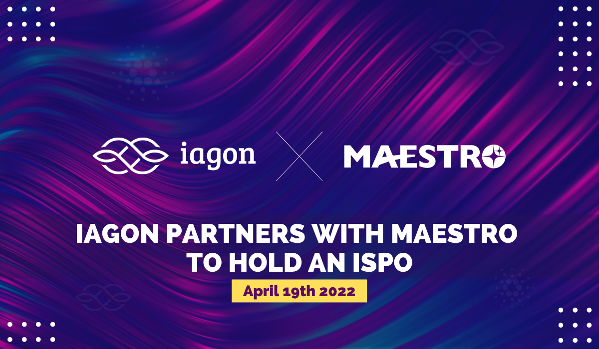 Iagon partners with Maestro to hold an ISPO