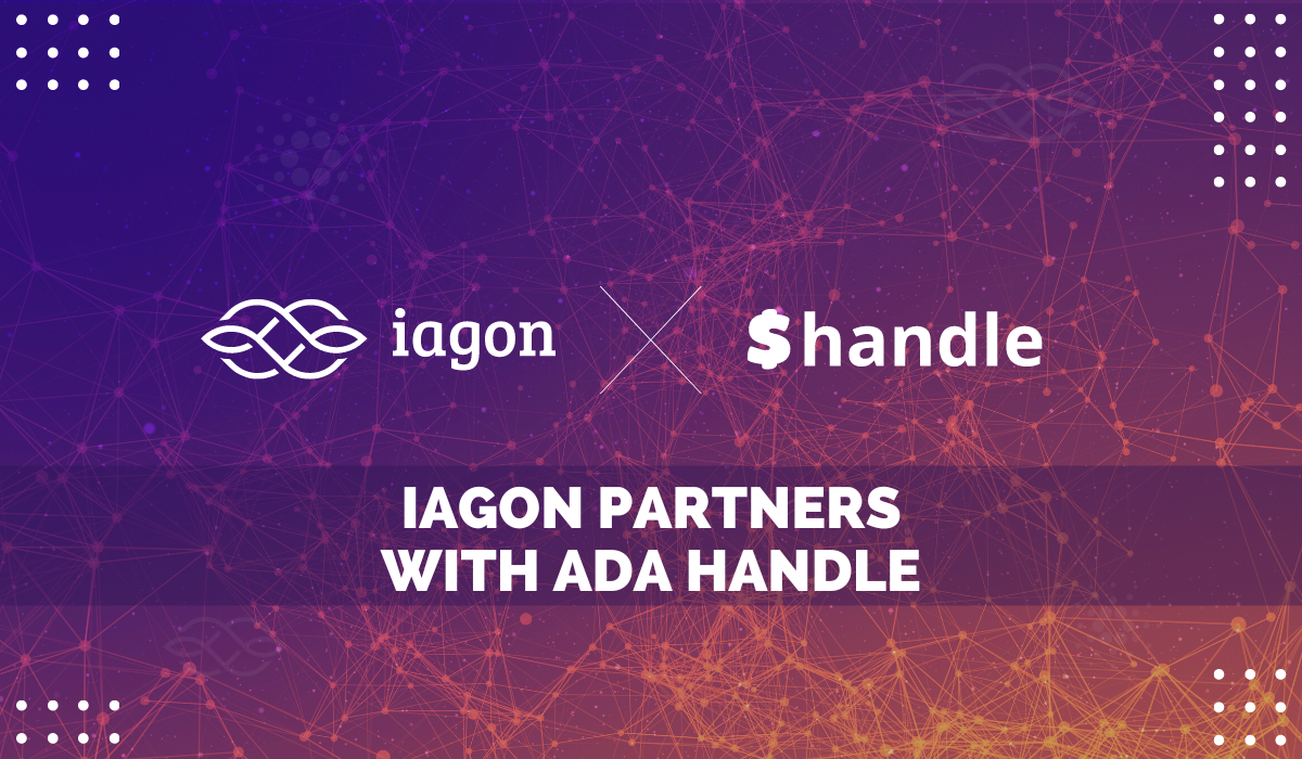 Iagon partners with ADA Handle